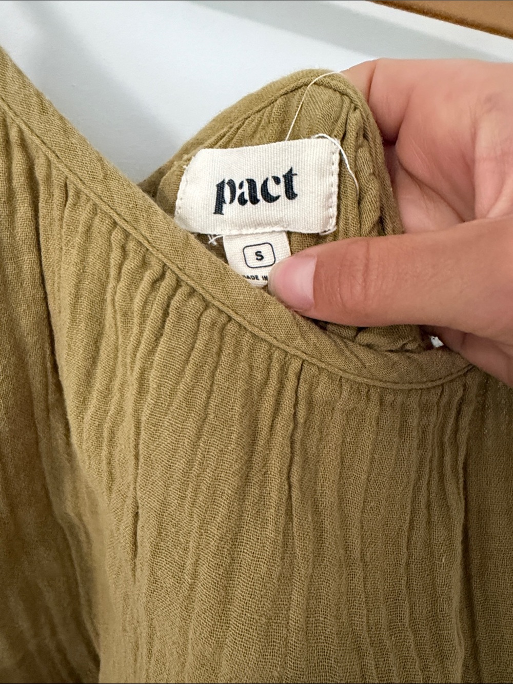 Pact Organic Cotton Gauze Tiered Midi Dress - Picture 6 of 13